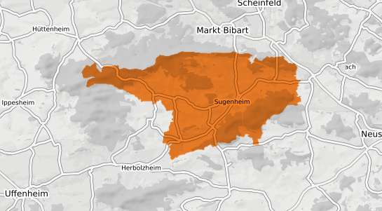 Mietspiegelkarte Sugenheim