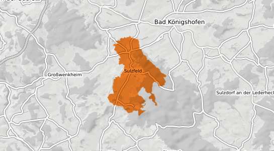 Mietspiegelkarte Sulzfeld Grabfeld