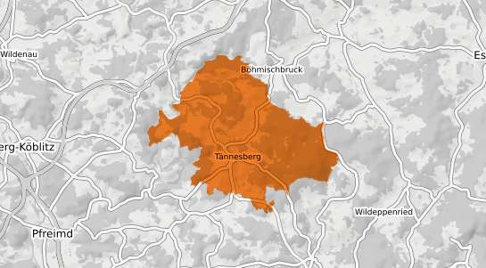 Mietspiegelkarte Tännesberg