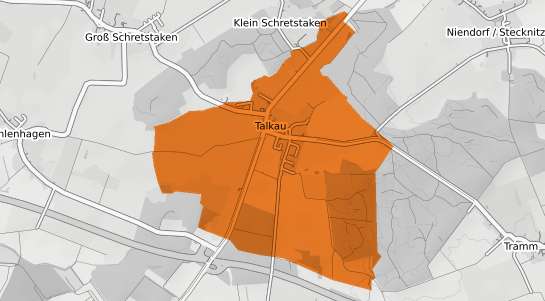 Mietspiegelkarte Talkau