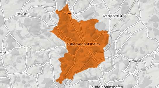 Mietspiegelkarte Tauberbischofsheim