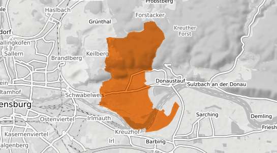 Mietspiegelkarte Tegernheim