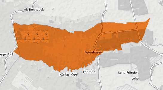 Mietspiegelkarte Tetenhusen