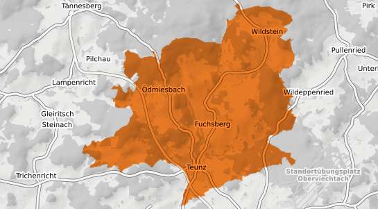 Mietspiegelkarte Teunz