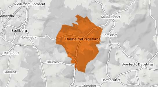 Mietspiegelkarte Thalheim Erzgebirge