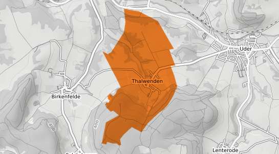 Mietspiegelkarte Thalwenden