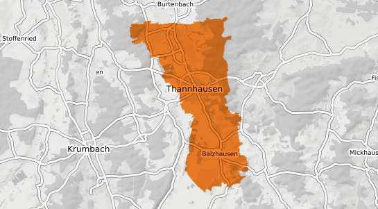 Mietspiegelkarte Thannhausen Schwaben