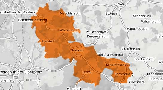 Mietspiegelkarte Theisseil