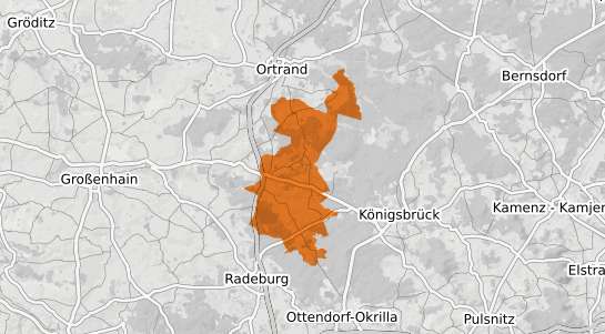 Mietspiegelkarte Thiendorf