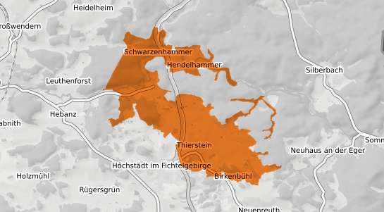 Mietspiegelkarte Thierstein