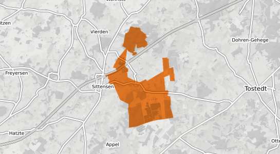 Mietspiegelkarte Tiste