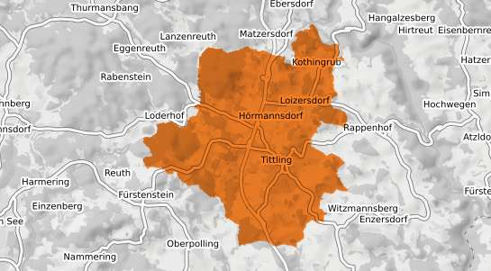 Mietspiegelkarte Tittling