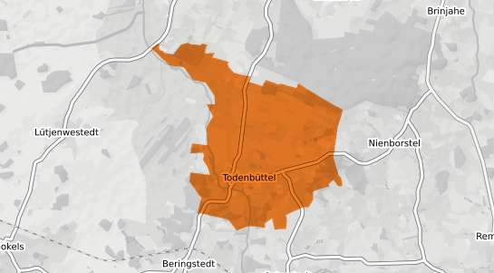 Mietspiegelkarte Todenbuettel