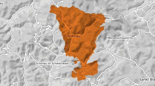 Mietspiegelkarte Todtnau