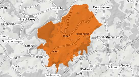 Mietspiegelkarte Töpen