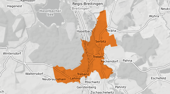 Mietspiegelkarte T%C5%99ebe%C5%88 b. Altenburg, Thueringen