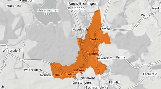 Mietspiegelkarte Treben b. Riesa