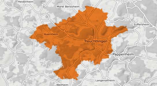 Mietspiegelkarte Treuchtlingen