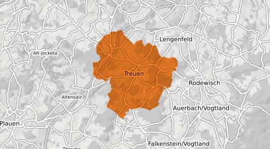 Mietspiegelkarte Treuen Vogtland