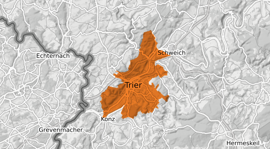 Mietspiegelkarte Trier
