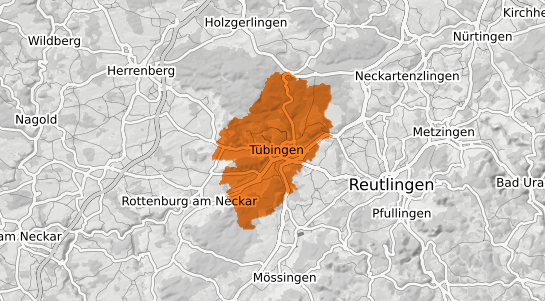 Mietspiegelkarte Tübingen