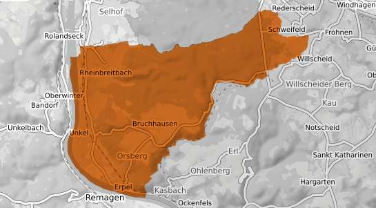 Mietspiegelkarte Unkel