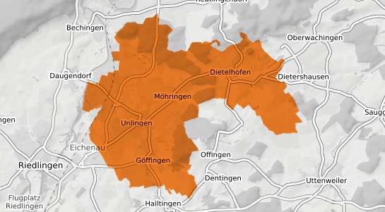 Mietspiegelkarte Unlingen