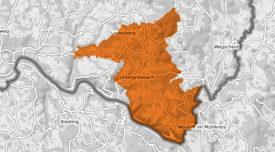 Mietspiegelkarte Untergriesbach Niederbayern