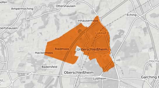 Mietspiegelkarte Unterschleißheim