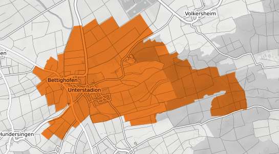 Mietspiegelkarte Unterstadion