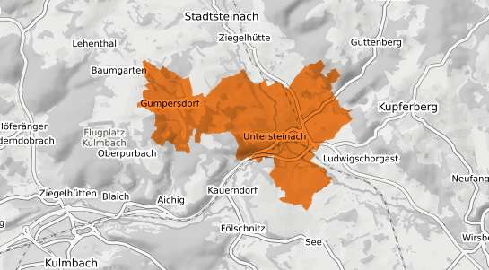 Mietspiegelkarte Untersteinach b. Kulmbach