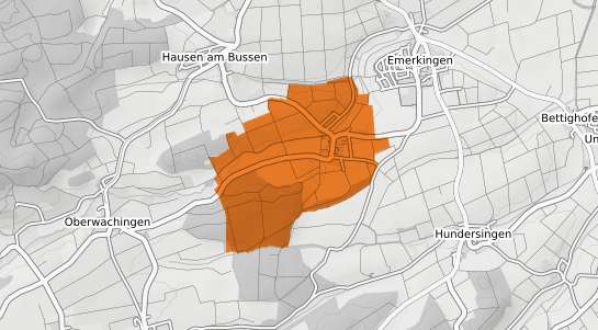 Mietspiegelkarte Unterwachingen