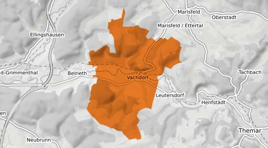 Mietspiegelkarte Vachdorf