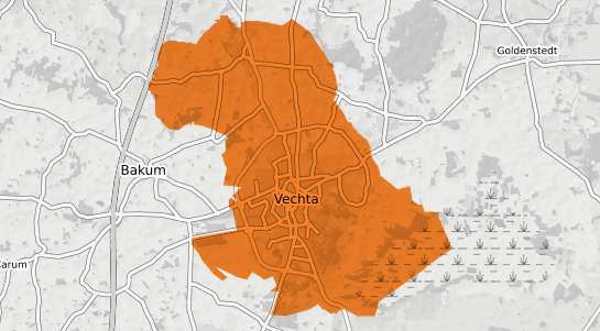 Mietspiegelkarte Vechta