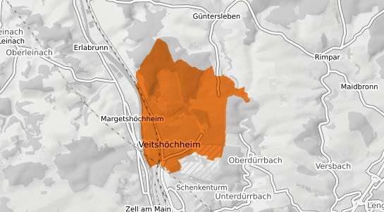 Mietspiegelkarte Veitsh&ouml;chheim