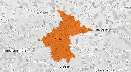Mietspiegelkarte Velden Vils
