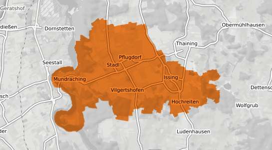 Mietspiegelkarte Vilgertshofen