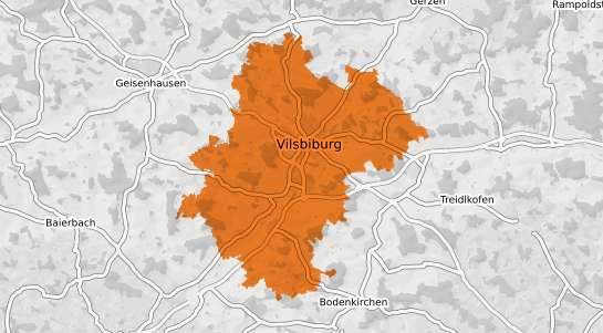 Mietspiegelkarte Vilsbiburg