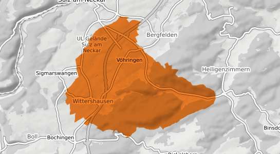 Mietspiegelkarte V&ouml;hringen (W&uuml;rttemberg) Iller