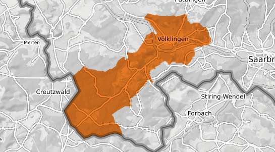 Mietspiegelkarte V&ouml;lklingen