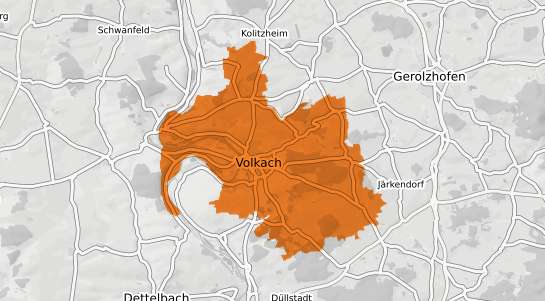 Mietspiegelkarte Volkach