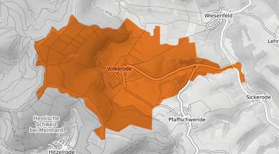 Mietspiegelkarte Volkerode Eichsfeld