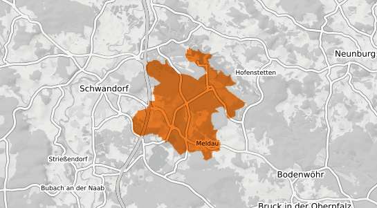 Mietspiegelkarte Wackersdorf