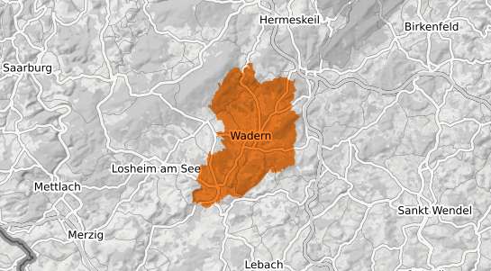 Mietspiegelkarte Wadern