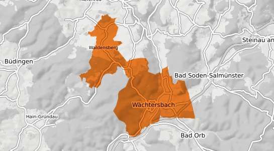 Mietspiegelkarte W&auml;chtersbach