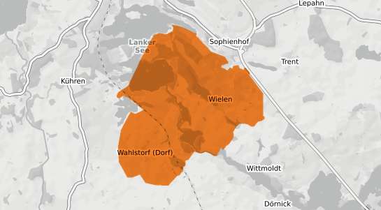 Mietspiegelkarte Wahlstorf b. Luebz