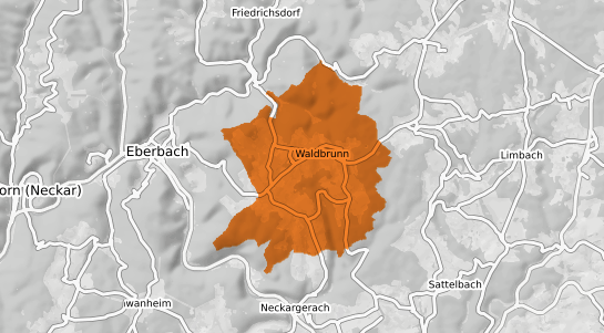 Mietspiegelkarte Waldbrunn Kr. Wuerzburg