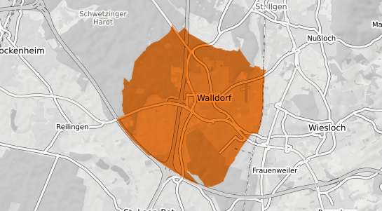 Mietspiegelkarte Walldorf b. Meiningen