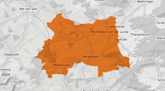 Mietspiegelkarte Wallhausen b. Sangerhausen