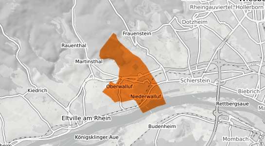 Mietspiegelkarte Walluf